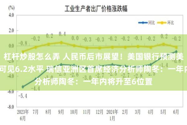 杠杆炒股怎么弄 人民币后市展望！美国银行预测美元兑人民币将可见6.2水平 瑞信亚洲区首席经济分析师陶冬：一年内将升至6位置