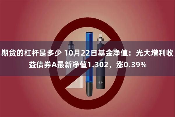 期货的杠杆是多少 10月22日基金净值：光大增利收益债券A最新净值1.302，涨0.39%